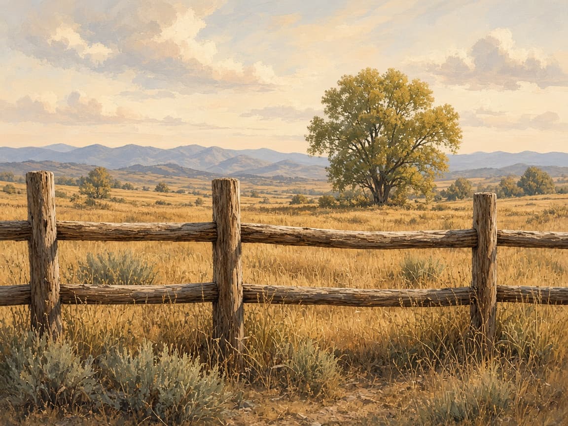 Split rail illustration